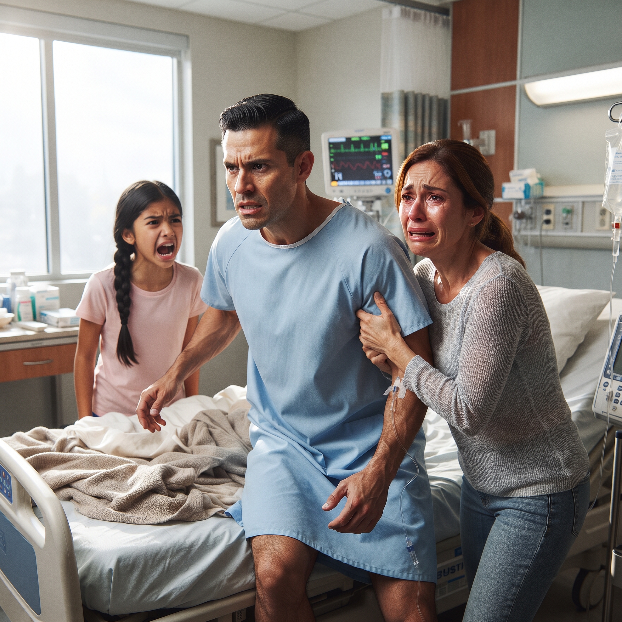 Mi esposo estaba en coma tras un terrible accidente. Pero cuando mi hija me mostró un video secreto de su habitación de hospital, descubrí la verdad más escalofriante y tuve que huir con ella de inmediato.