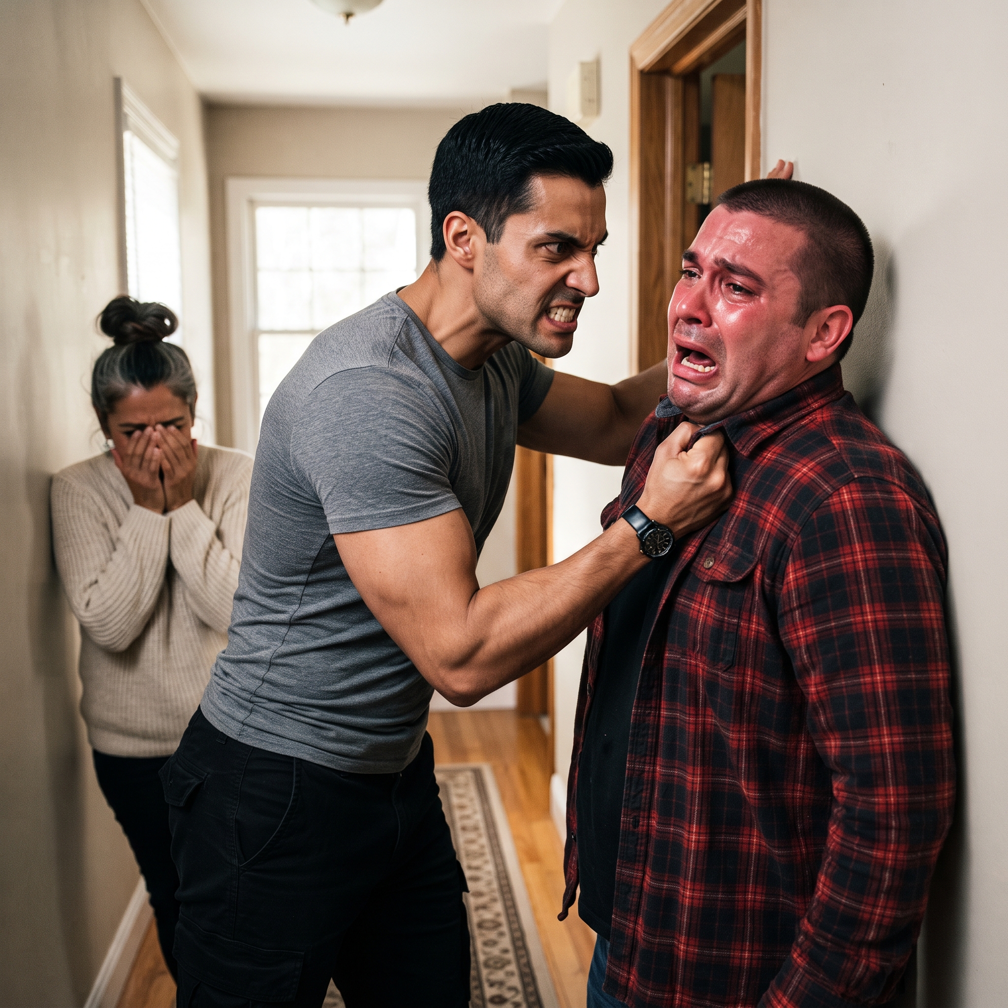 Nunca le conté al nuevo esposo de mi madre que fui un Navy SEAL. Él la golpeaba y nos amenazó de muerte si ella pedía el divorcio. Ella lo hizo de todos modos. Cuando él llegó a mi casa a buscarnos, no tenía idea de quién lo estaba esperando.