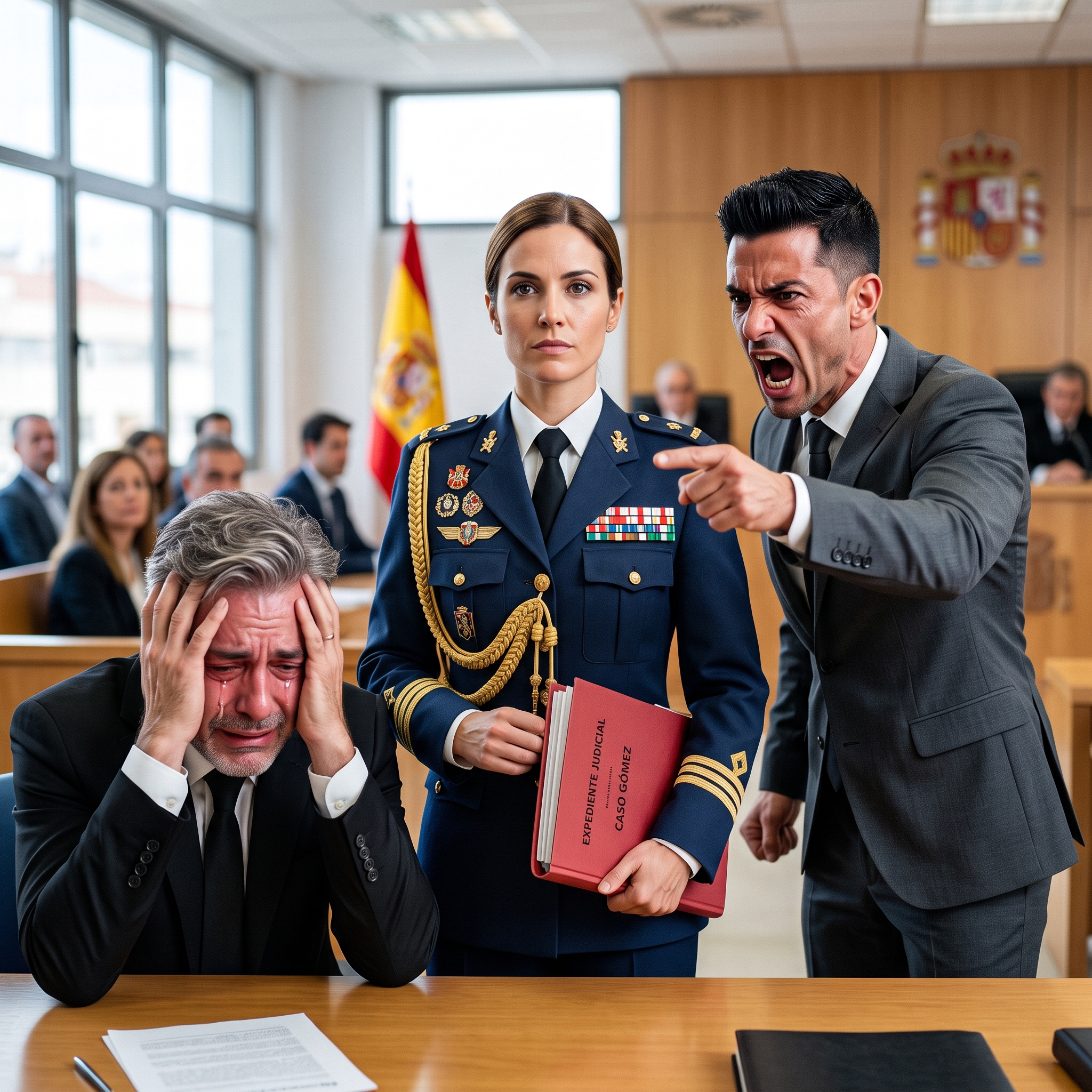 Mi hermanastro me demandó por la herencia llamándome “una militar sin educación”. Pero cuando su abogado estrella me vio en el tribunal, se puso pálido y exigió detener el juicio.